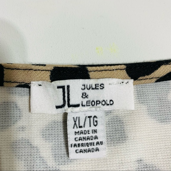 Jules and Leopold leopard print matching top and pencil skirt - Picture 3 of 8